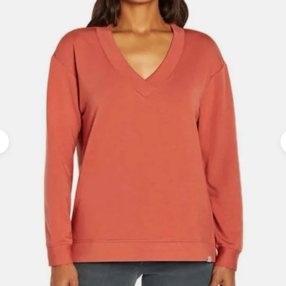 Orvis Dropped Shoulder V-Neck Sweater